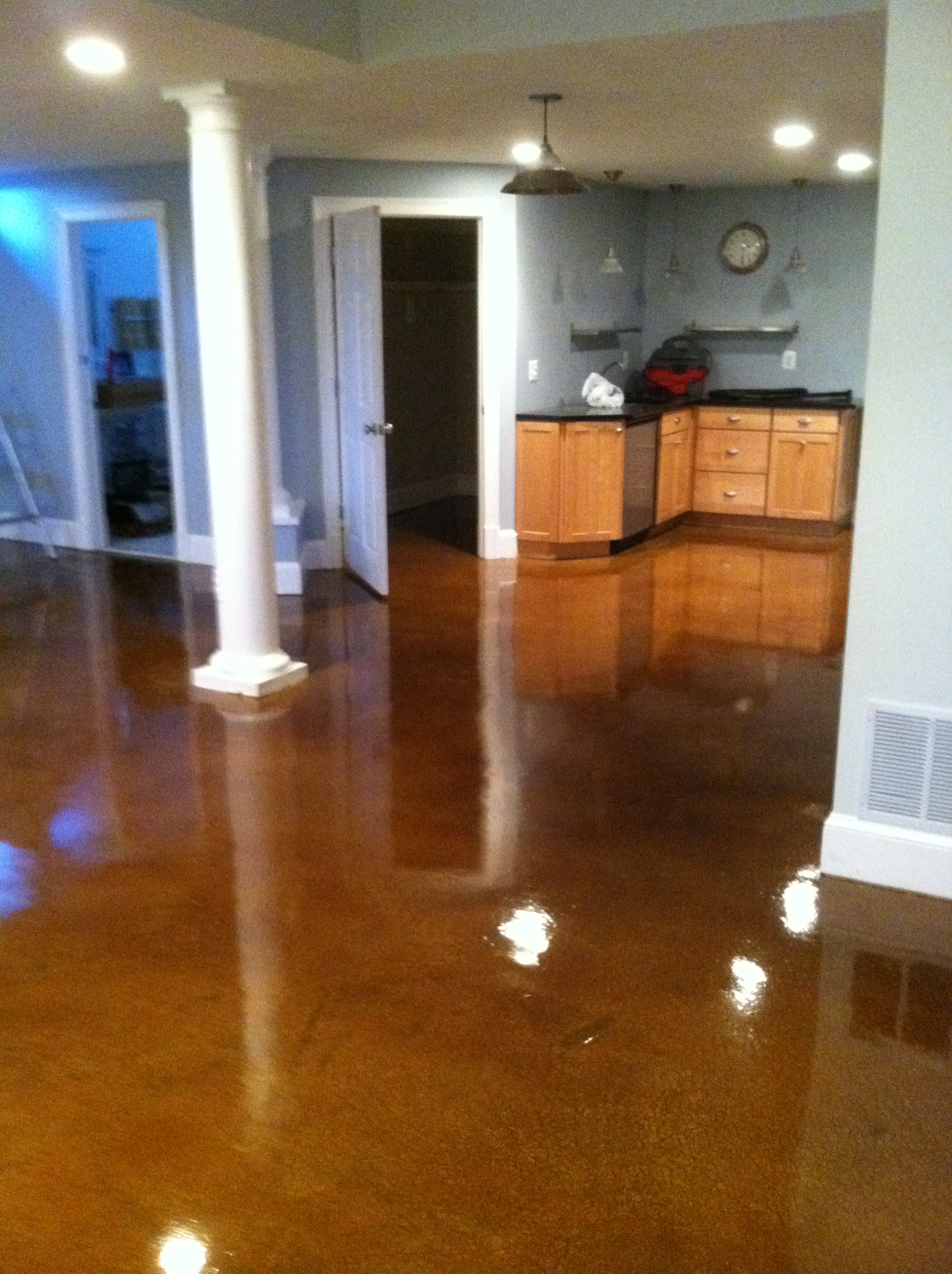 Alexandria VA concrete staining